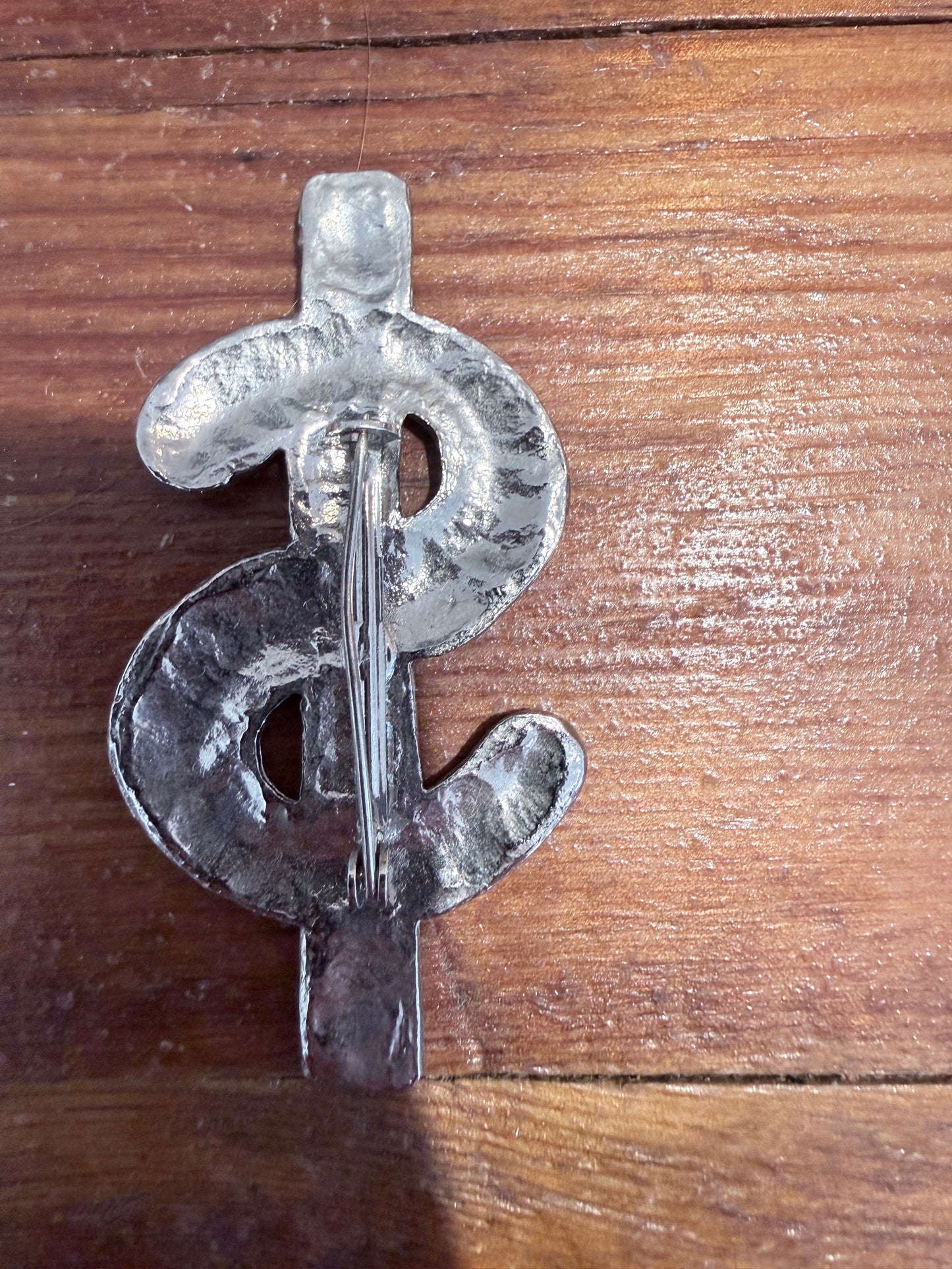 Dollar sign Broche