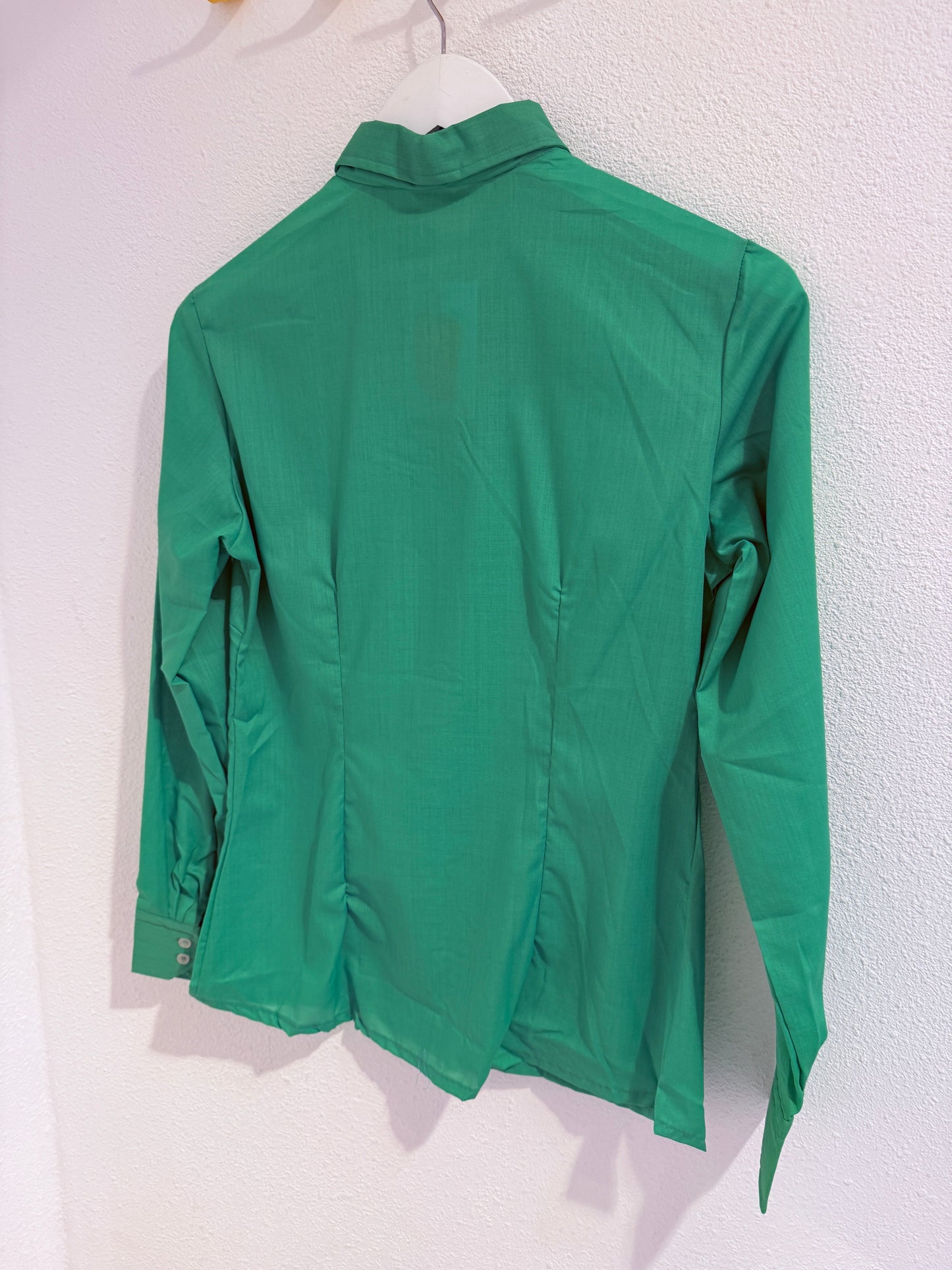 70s groen overhemd | Maat S