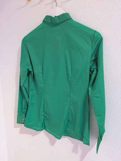 70s groen overhemd | Maat S