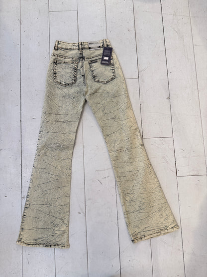 Y2K flared acid jeans