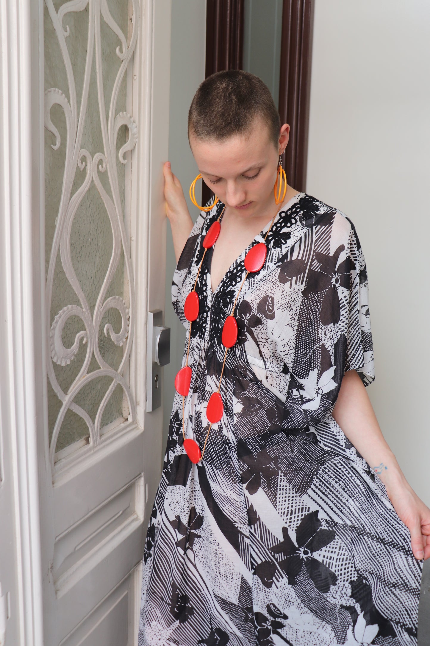 Oscar de La Renta kaftan dress