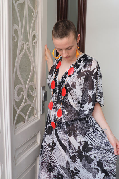Oscar de La Renta kaftan dress