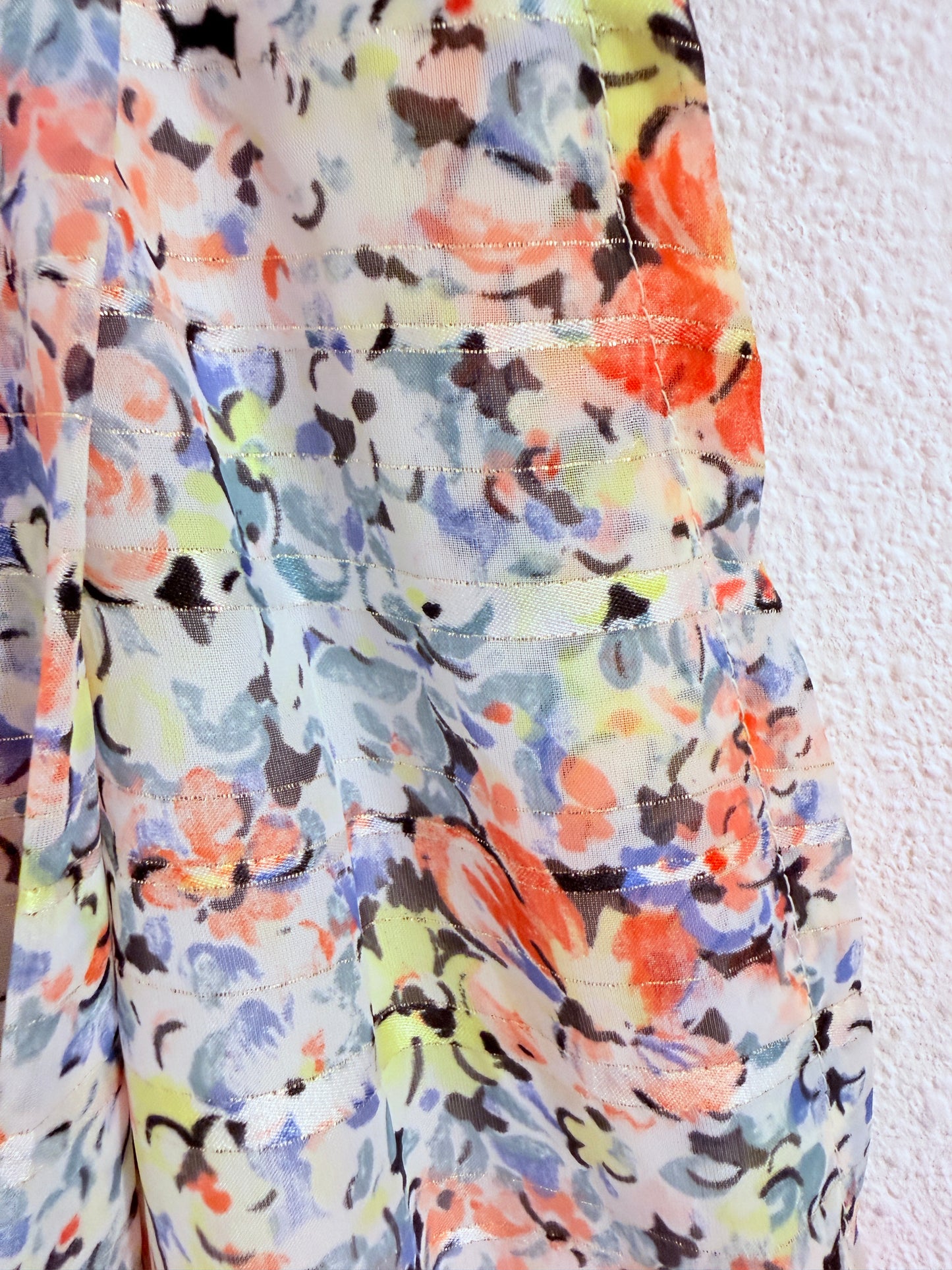 Vintage rok met plooitjes - Maat 38