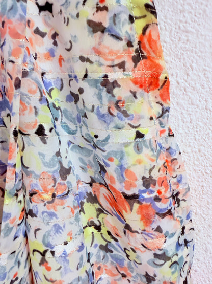 Vintage rok met plooitjes - Maat 38