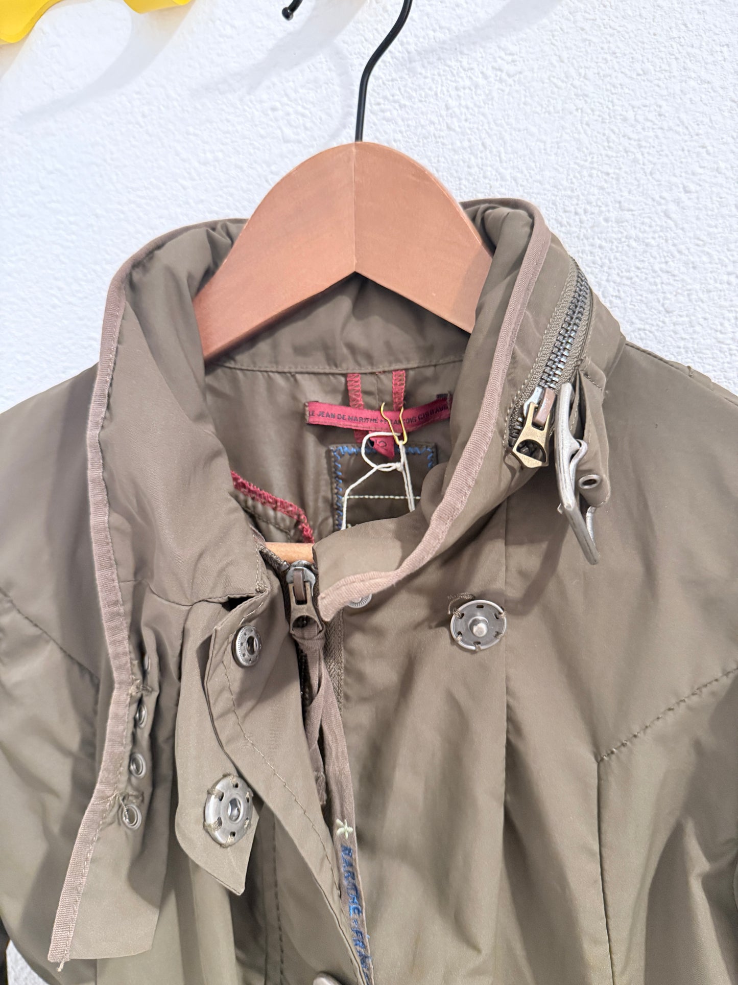 Vintage Girbaud Jas | Taupe | Maat 40 (valt als 36)