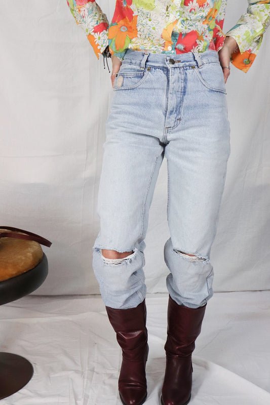 Vintage Trussardi distressed jeans