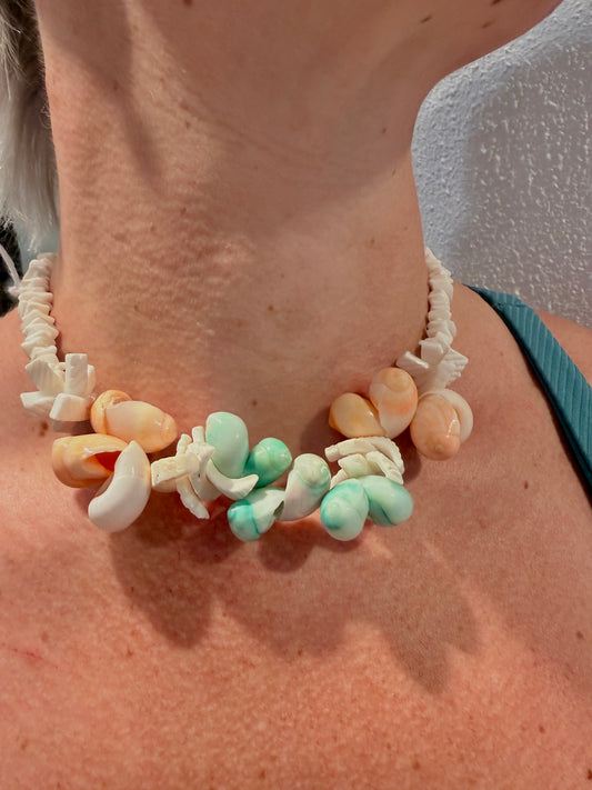 Vintage schelpen ketting