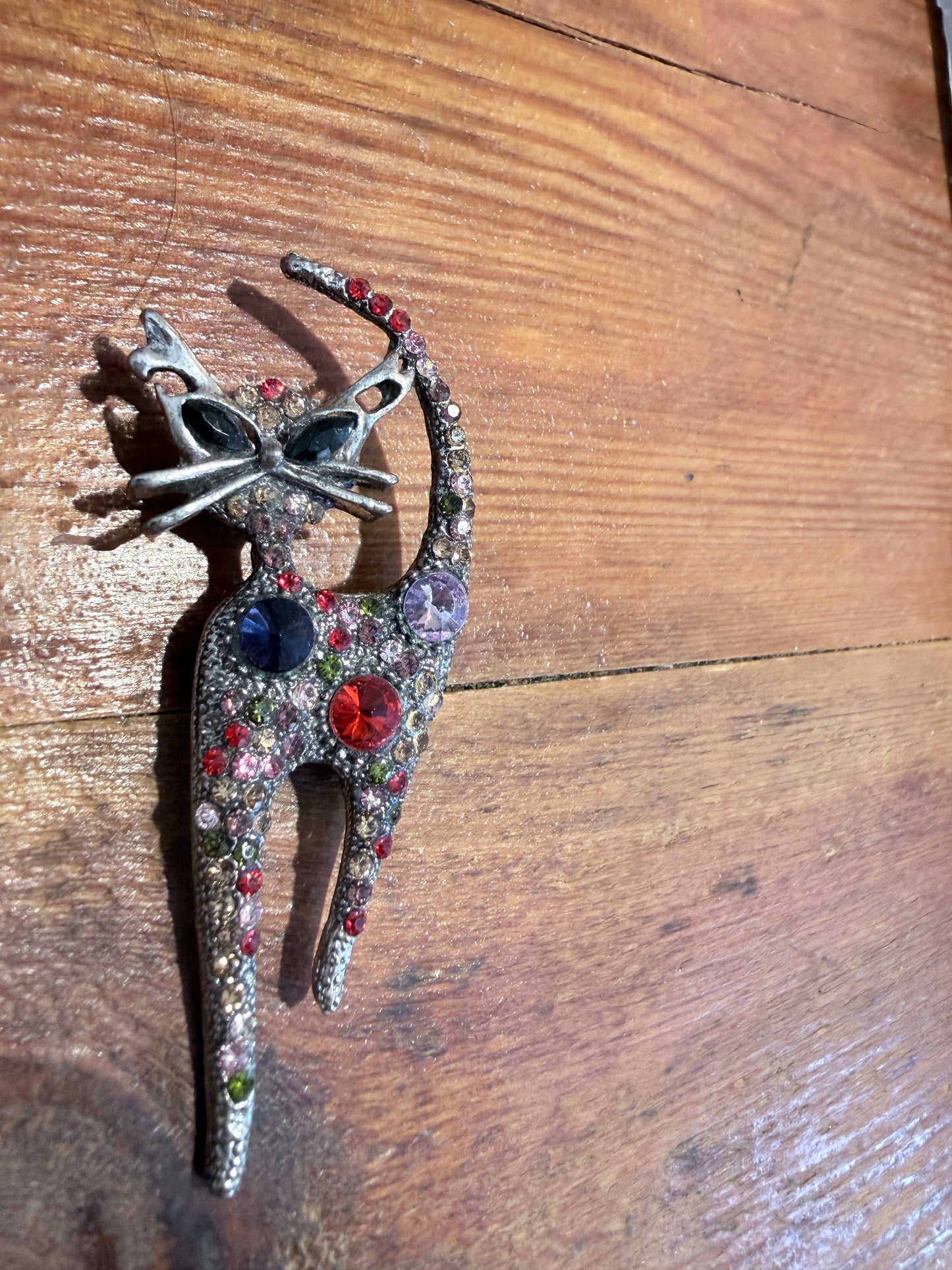 Vintage broche kat | Custome Jewelry