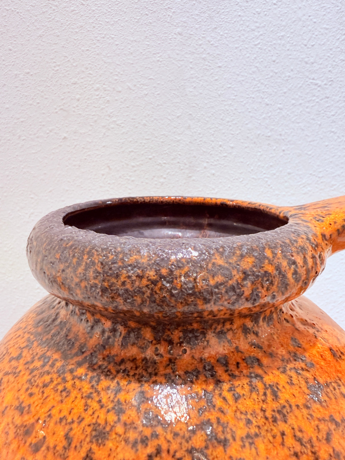 Vintage 70s Scheurich West Germany Vaas – Bright Orange 🍊