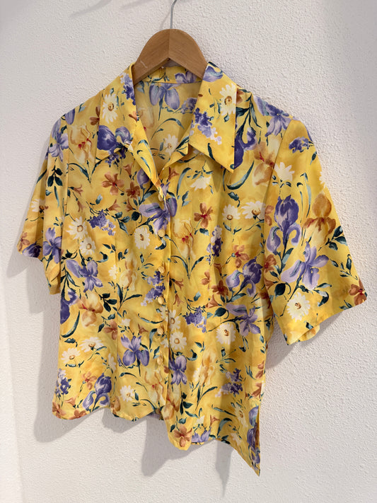 Vintage blouse | gebloemd | Maat L