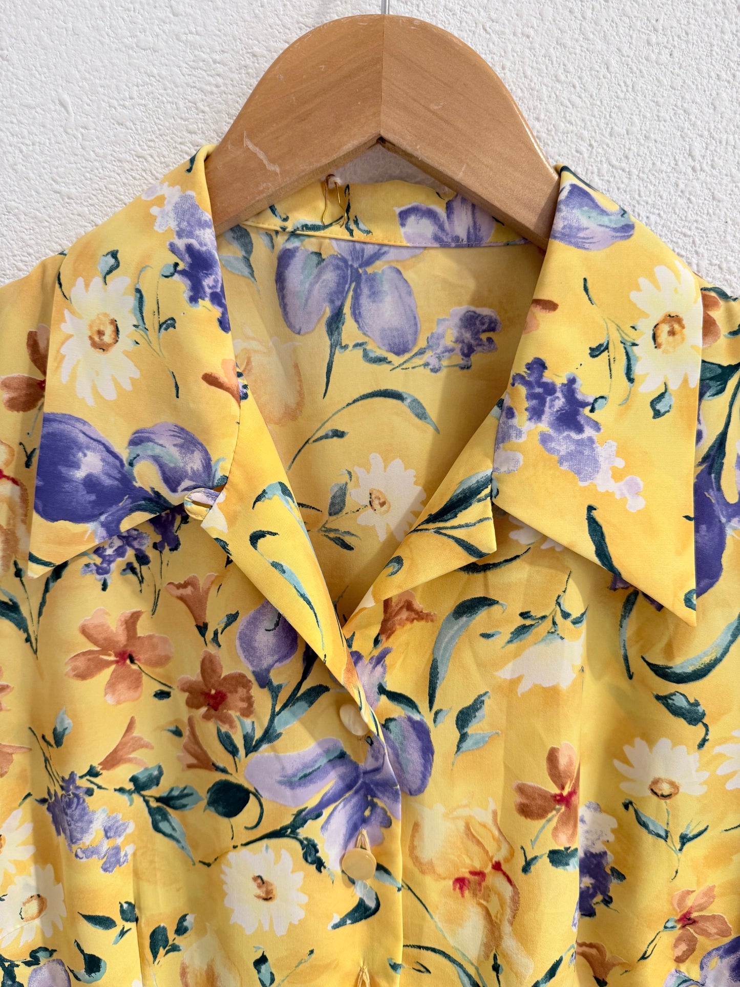 Vintage blouse | gebloemd | Maat L