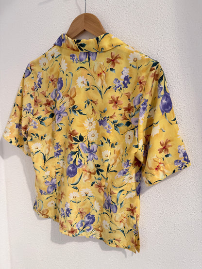 Vintage blouse | gebloemd | Maat L
