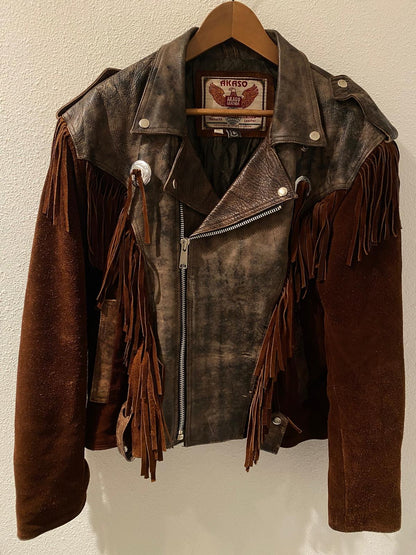Vintage Akaso Cowboy Bikerjack – The Ultimate Statement Piece