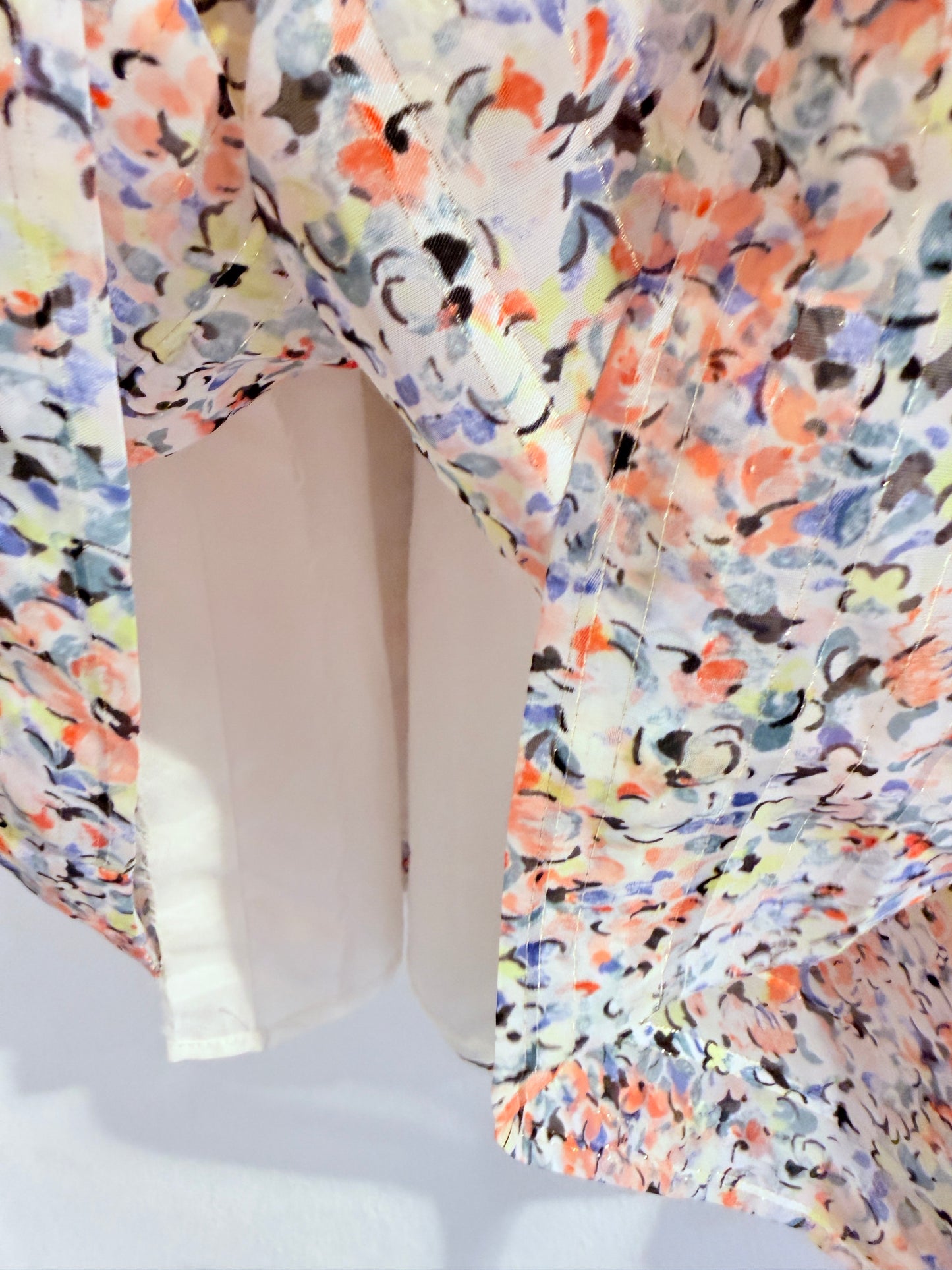 Vintage rok met plooitjes - Maat 38
