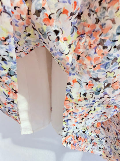 Vintage rok met plooitjes - Maat 38