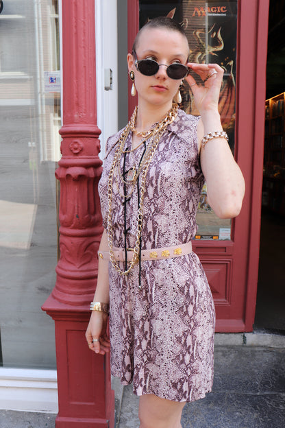 Animal print dress