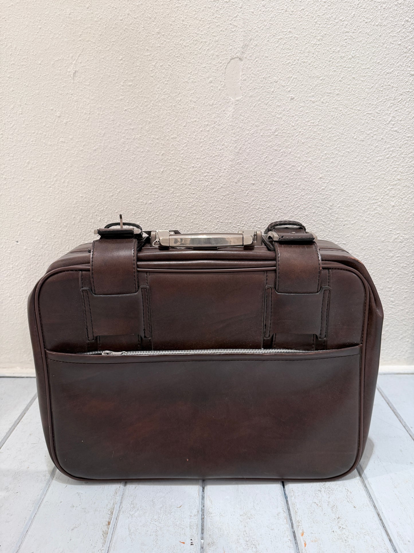 Vintage koffer | Skai leer