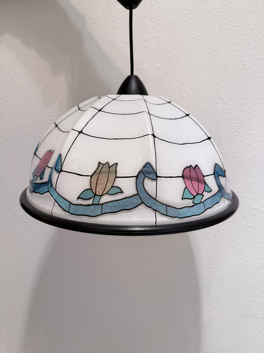 Vintage Tiffany stijl hanglamp | kunststof
