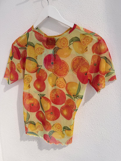 See through top | fruit | Maat 38/40