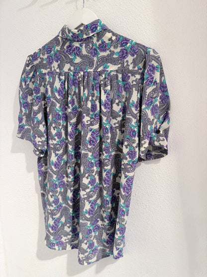 Vintage blouse | Paisley | Maat XL