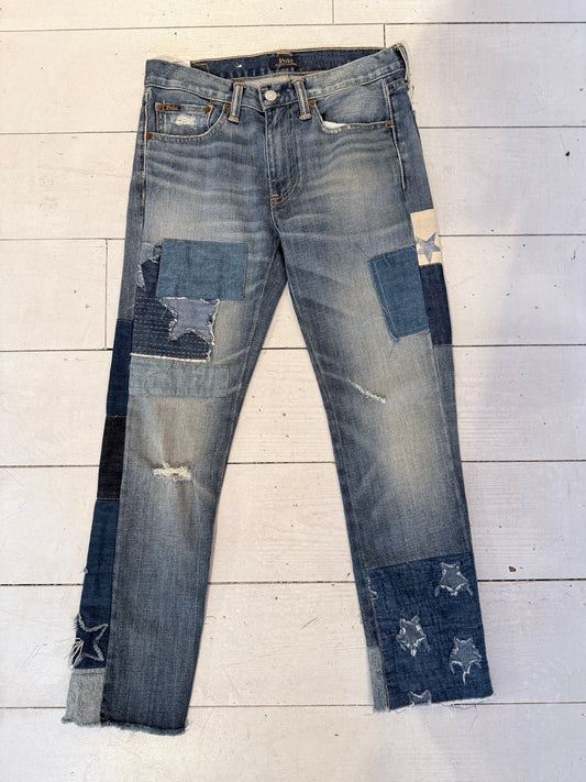 Polo Ralph
Lauren "Waverly Straight" Patchwork Star
Jeans