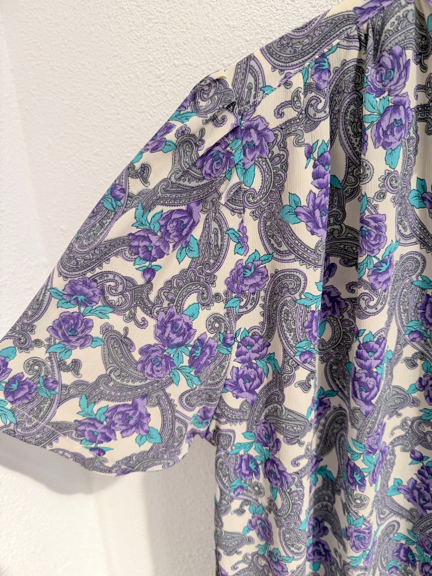 Vintage blouse | Paisley | Maat XL