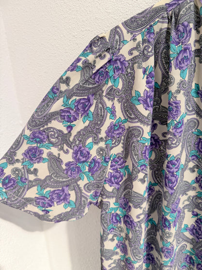 Vintage blouse | Paisley | Maat XL