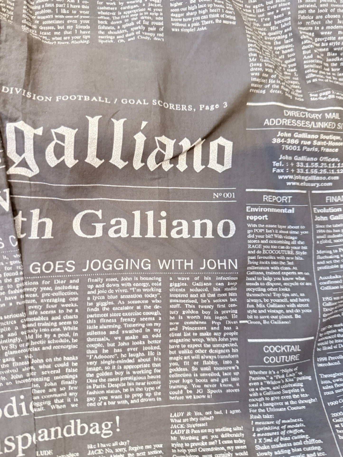 Vintage John Galliano Blazer – Heren | Designer blazer in chocoladebruin