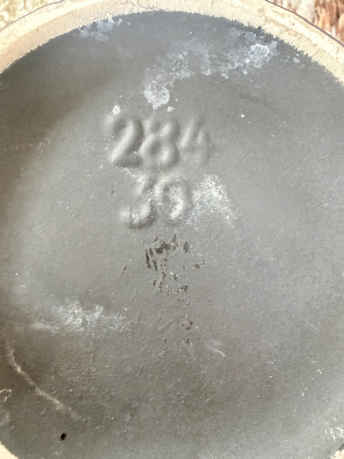 Grafische vintage Scheurich keramieken kanvaas – 35 cm