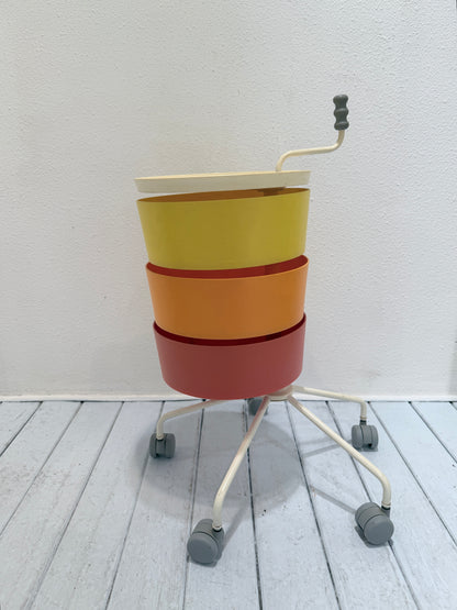 Vintage IKEA PS Klyftig Trolley | Maria Hedensjö Bergquist | Jaren 90 Pop-Art