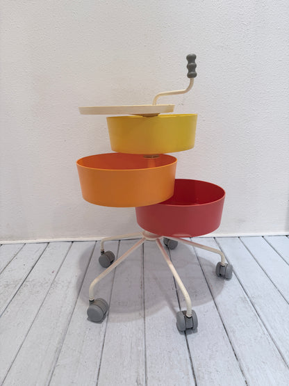 Vintage IKEA PS Klyftig Trolley | Maria Hedensjö Bergquist | Jaren 90 Pop-Art