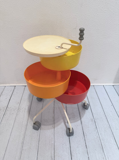 Vintage IKEA PS Klyftig Trolley | Maria Hedensjö Bergquist | Jaren 90 Pop-Art